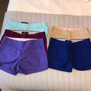 J. Crew 3 inch Chino shorts
